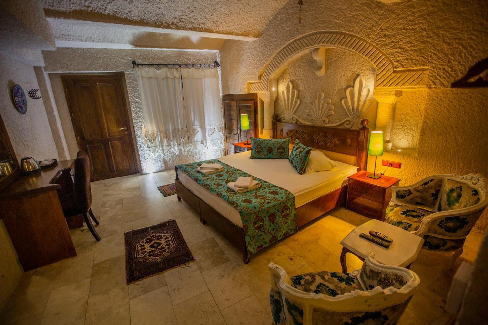 Hermes Cave Hotel Учгісар Номер фото