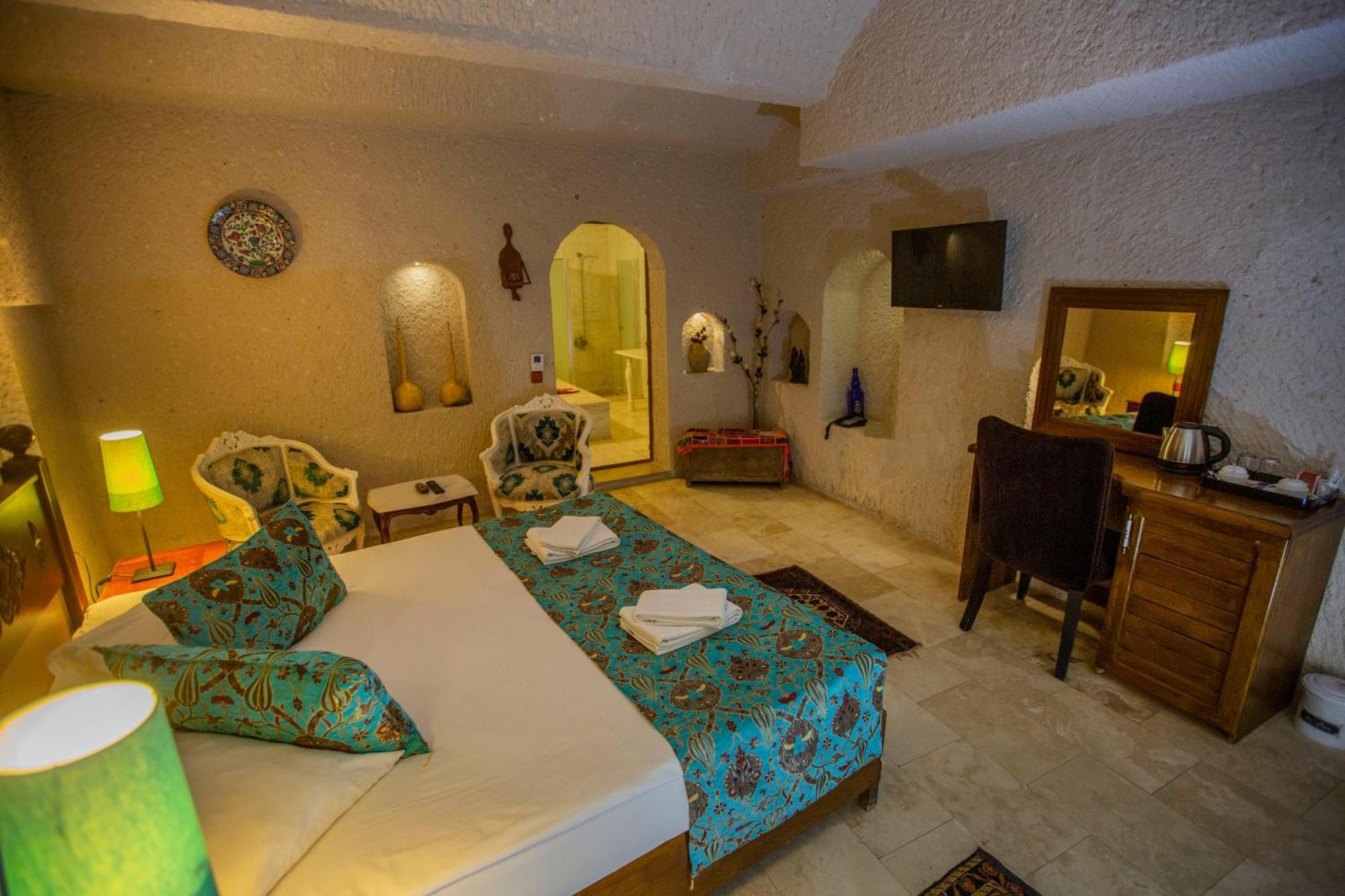 Hermes Cave Hotel Учгісар Номер фото