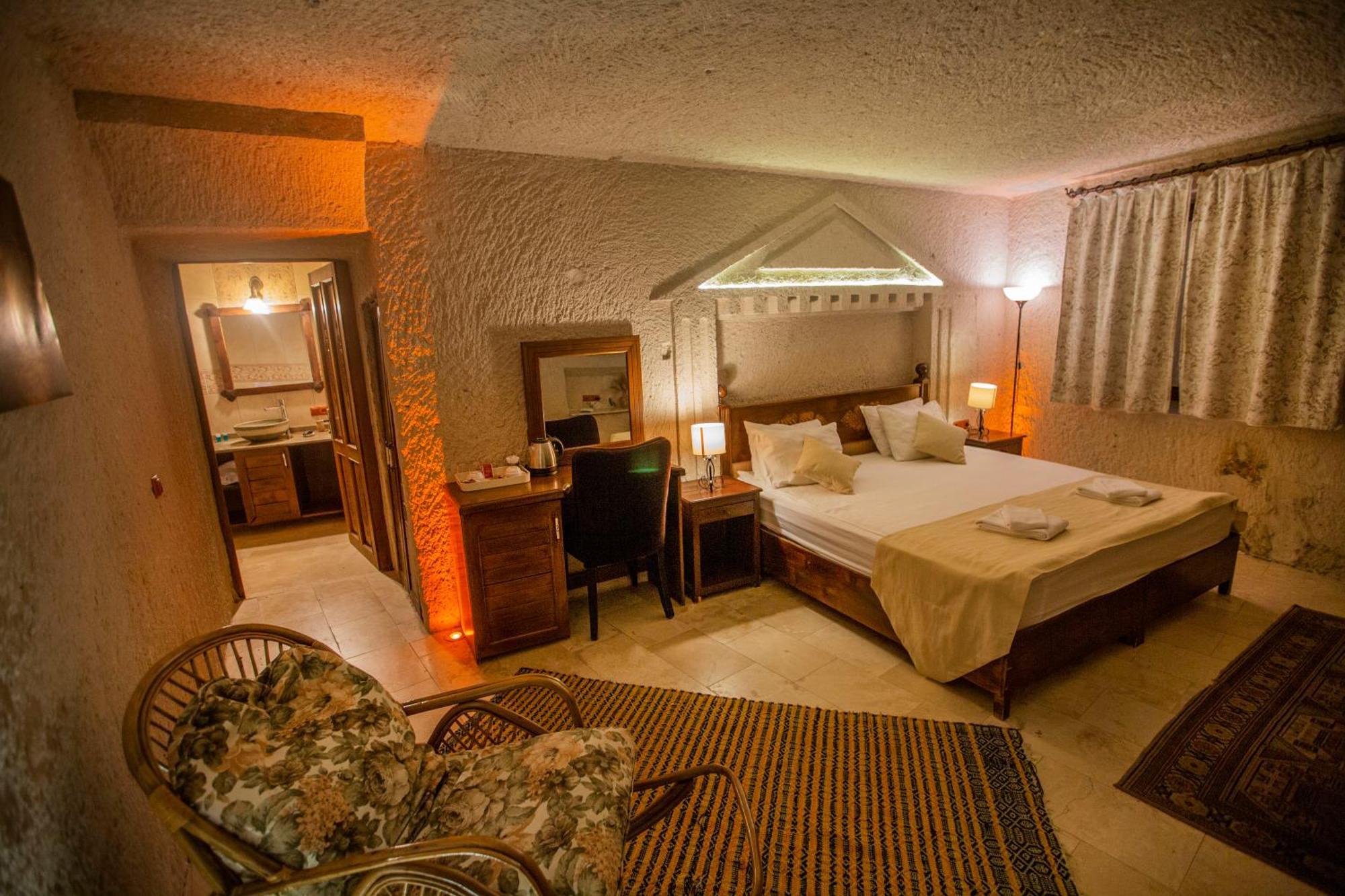 Hermes Cave Hotel Учгісар Номер фото